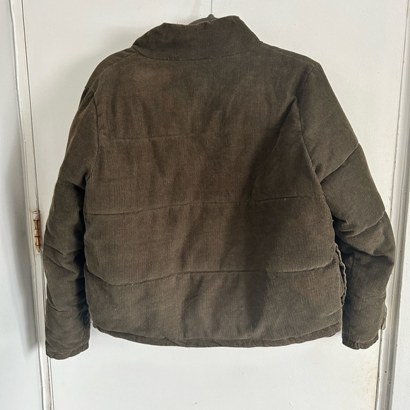 Brandy Melville Corduroy Puffer Jacket - Picture 6 of 7